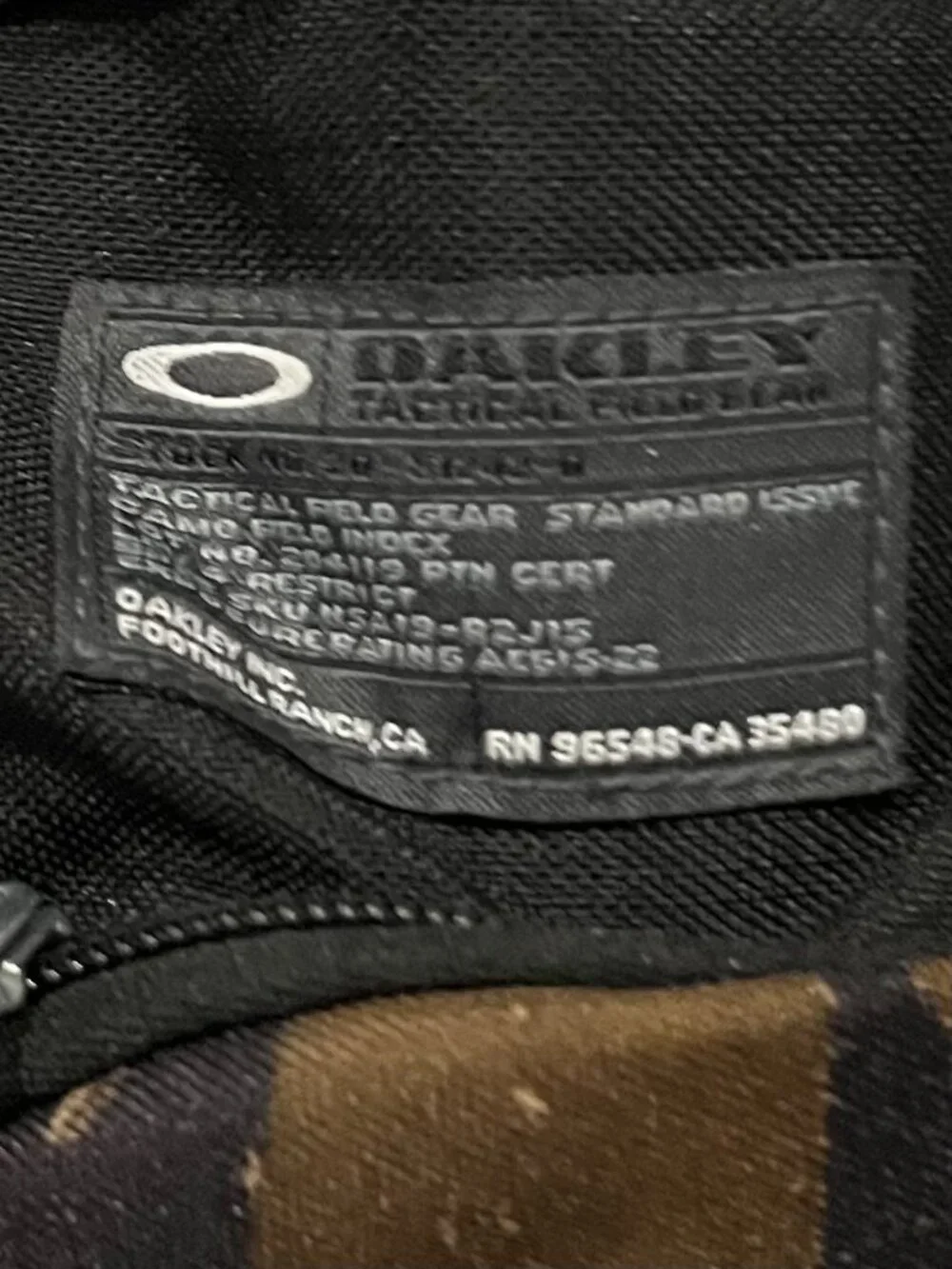Oakley Tactical Field Gear Backpack Camouflage